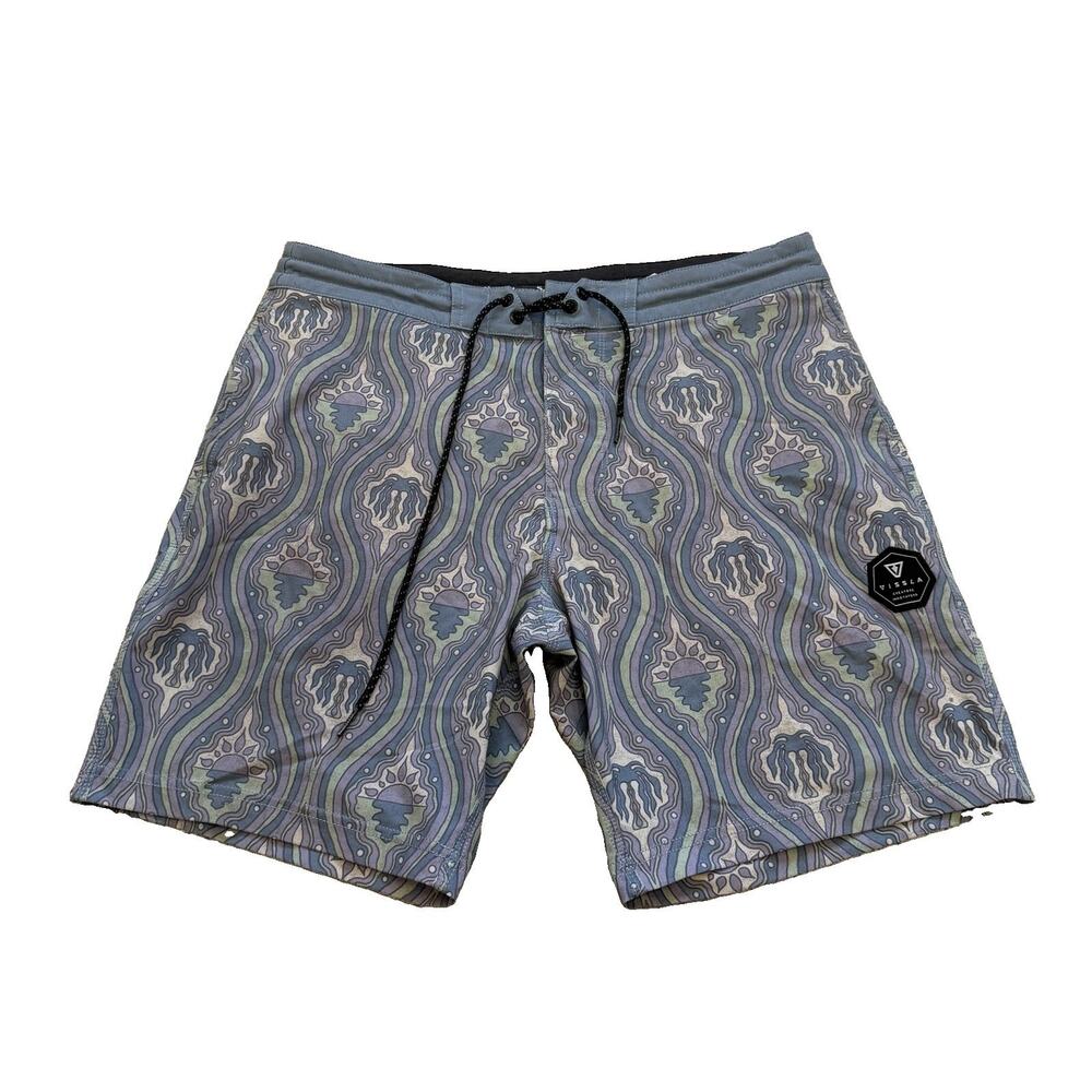 Vissla Men's Board trunks Size 32 Tropical Floral Quick Dry beach vacation